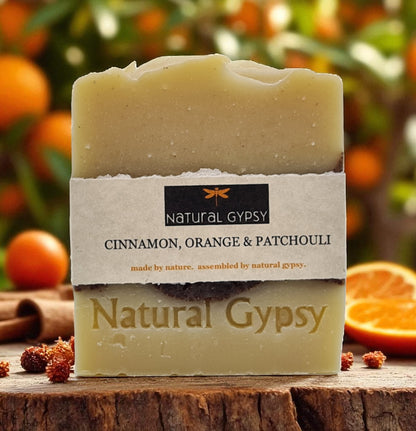 Cinnamon, Orange, and Patchouli Soap