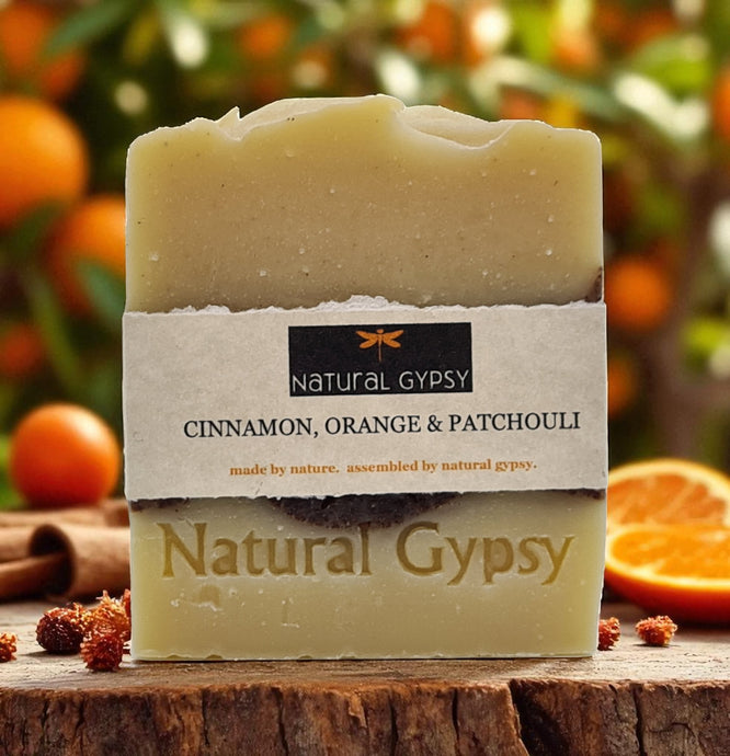 Cinnamon, Orange, and Patchouli Soap